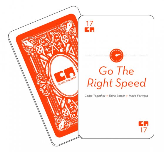 Go the Right Speed Collective Next card